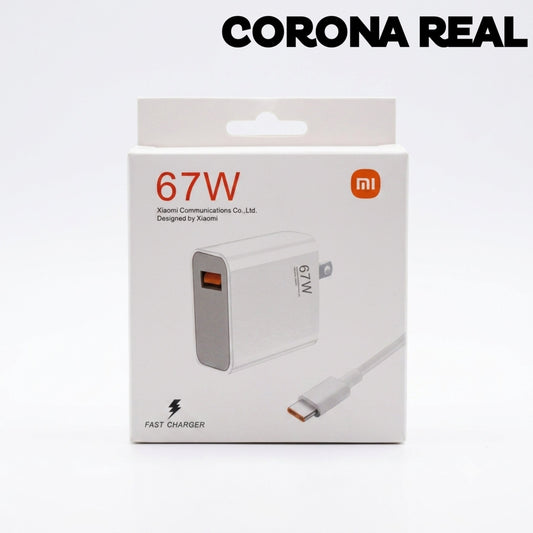 CARGADOR XIAOMI TIPO C Ref: 67W-1