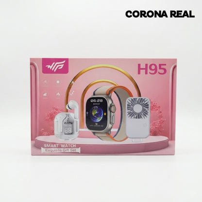 RELOJ INTELIGENTE 3 EN 1 Ref: H95