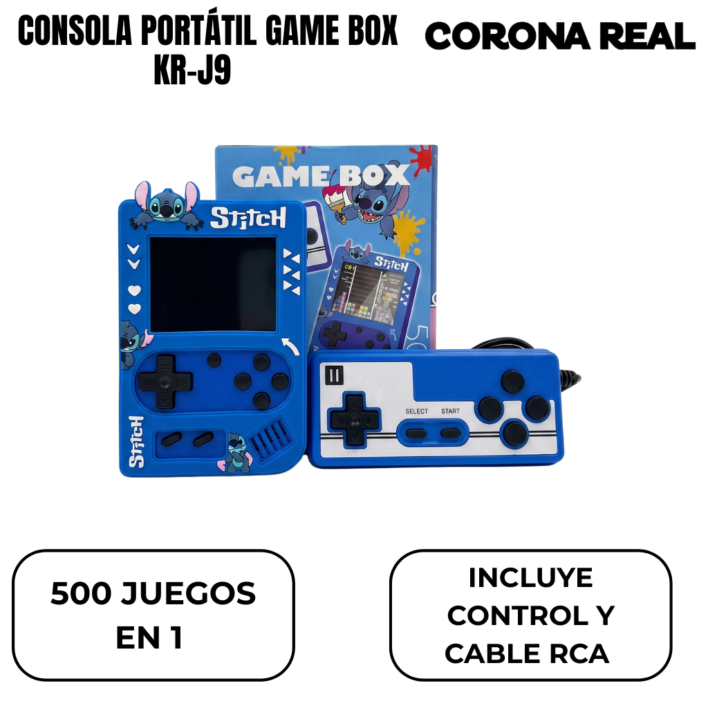 CONSOLA PORTÁTIL GAME BOX Ref: KR-J9