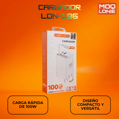 CARGADOR MOQ-LONIE Ref: LON-196