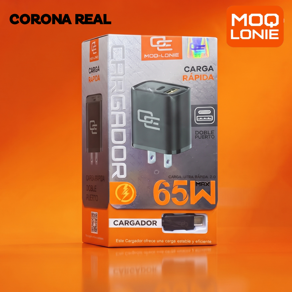 CARGADOR MOQ-LONIE Ref: LON-G65W