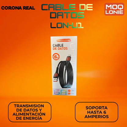 CABLE DE DATOS MOQ LONIE Ref: LON-U1