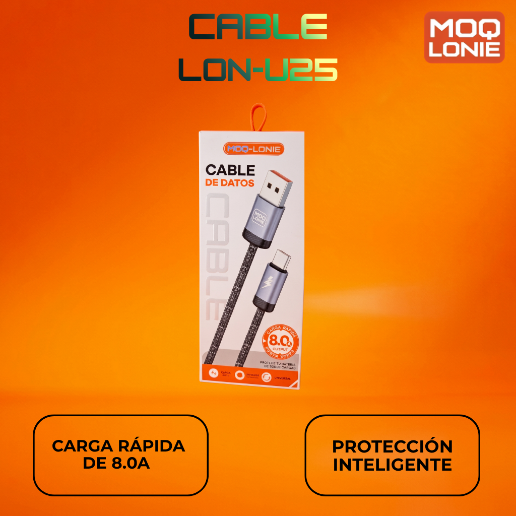 CABLE DE DATOS MOQ-LONIE Ref: U-25