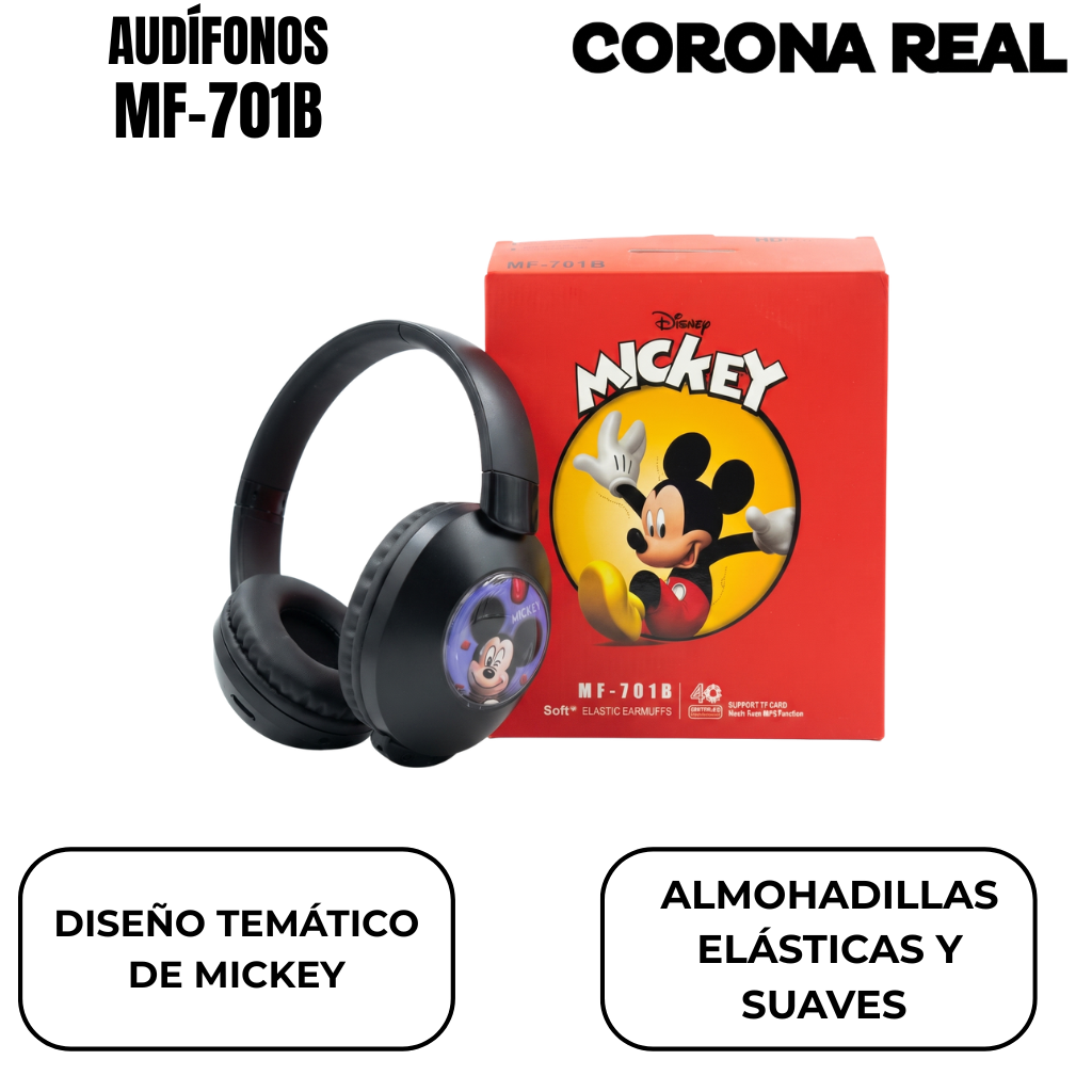 AUDÍFONOS MICKEY Ref: MF-701B