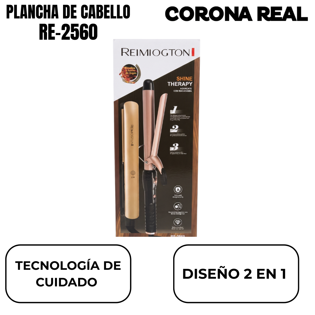 PLANCHA DE CABELLO Ref: RE-2560