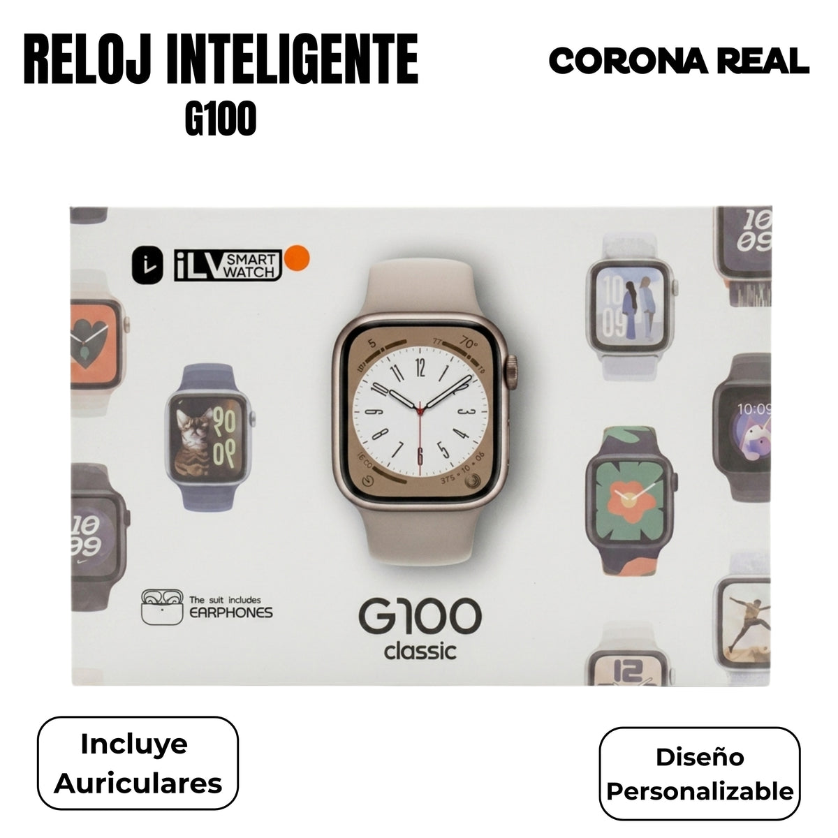 RELOJ INTELIGENTE Ref: G100