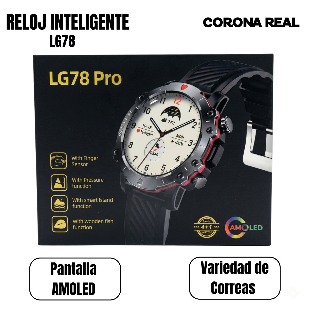 RELOJ INTELIGENTE Ref: LG78