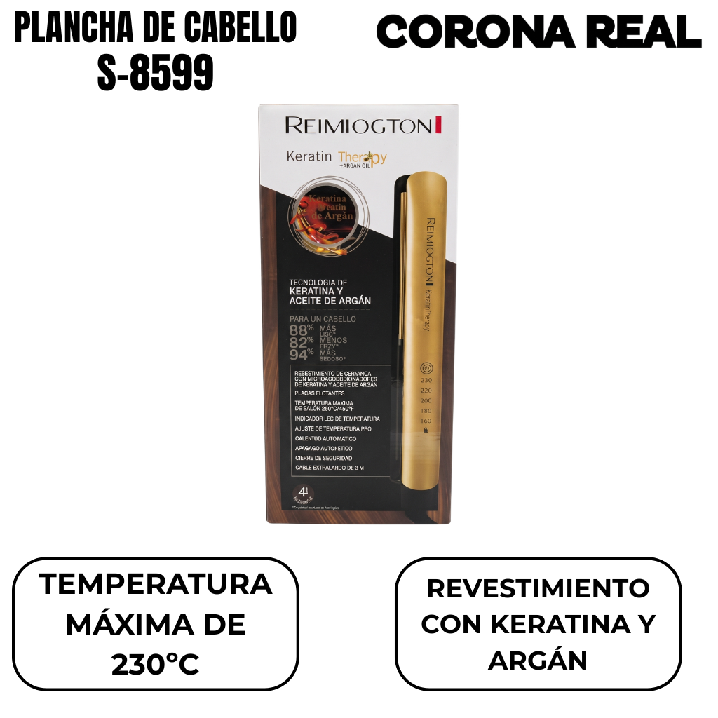 PLANCHA DE CABELLO Ref: S-8599